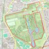 Premiere course à pied à Sceaux (27/01/2024) GPS track, route, trail