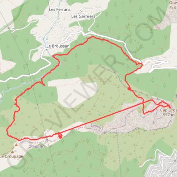 Toulon GPS track, route, trail