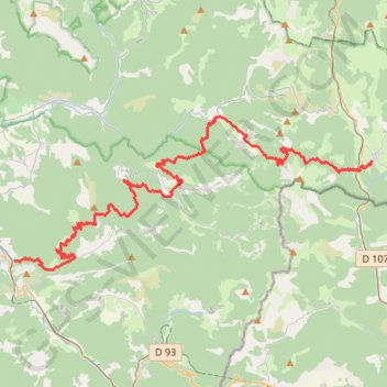 Les Chemins du Soleil - Rando jour 2 GPS track, route, trail
