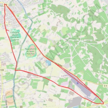 Carpentras GPS track, route, trail