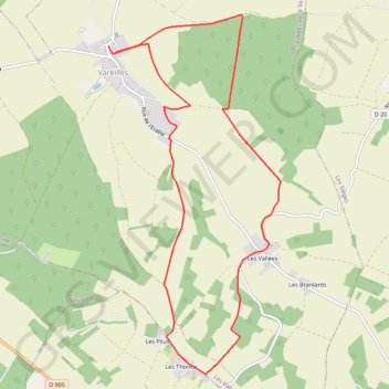 De Bourg en Hameau GPS track, route, trail