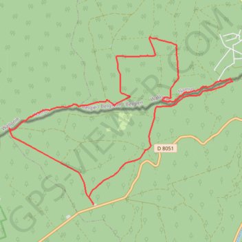 Maison Brûlée - Rocroi - Hargnies GPS track, route, trail