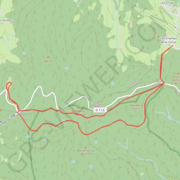 Le Hohnack-Linge GPS track, route, trail