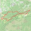 Le Groseau depuis Malaucène GPS track, route, trail