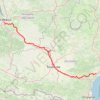 00b . Bordeaux Méditéranée 491km GPS track, route, trail