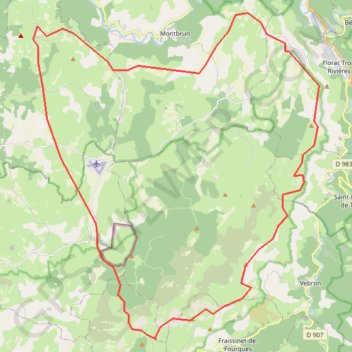 Causse Méjean GPS track, route, trail