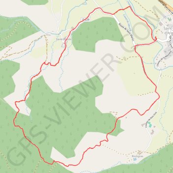Rando Saint Pierre d'Argençon GPS track, route, trail