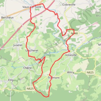 26 km 15 juin GPS track, route, trail