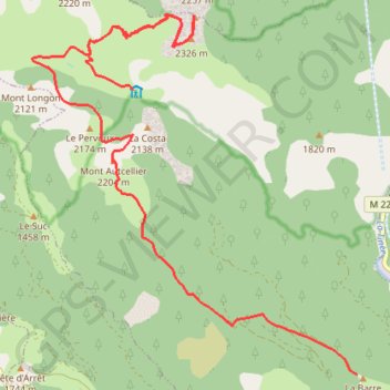 Le dimanche GPS track, route, trail