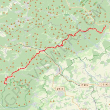 Crêtes des Vosges - Jour 2 GPS track, route, trail