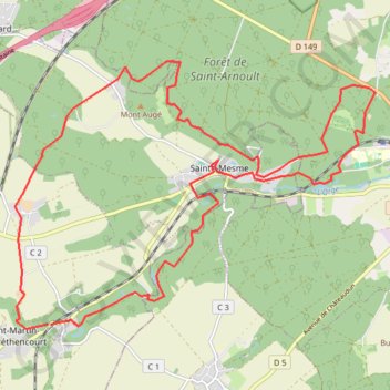 Saint Martin de Bethencourt GPS track, route, trail