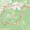 De Bonnieux à la Grotte des Brigands entre les 2 Luberons GPS track, route, trail