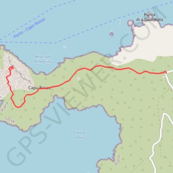 La tour de Capo Rosso GPS track, route, trail