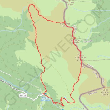 Crête du Campsaur GPS track, route, trail