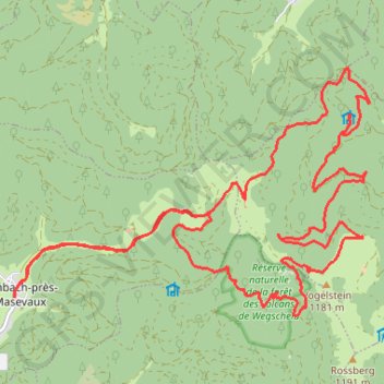 Rimbach Col des Dreimarkstein GPS track, route, trail