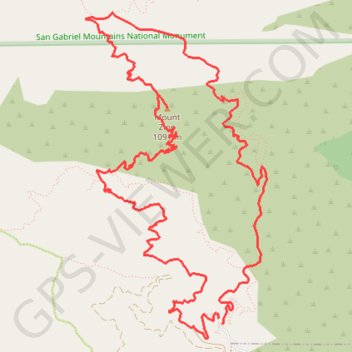 Mount Zion GPS track, route, trail