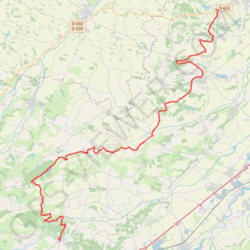 Le GR86 de Sainte-Foy-de-Peyrolières à Aurignac GPS track, route, trail