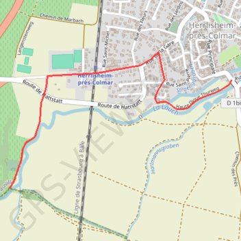 Détour Herrlisheim GPS track, route, trail