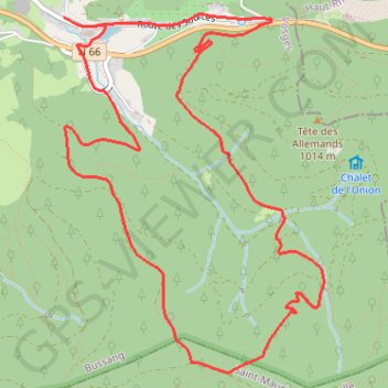 La Moselle, une source Cool GPS track, route, trail