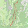 BEC DU CORBEAU - MONTAGNE COCHE - TUNNEL PAS FOSSE GPS track, route, trail
