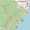 Fabrégas - Batterie du Peyras GPS track, route, trail