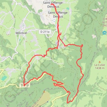 Saint-Offenge - Revard - Turres - Saint-Offenge GPS track, route, trail