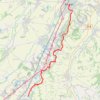 Muret - Carbonne par des sentiers et petites routes GPS track, route, trail
