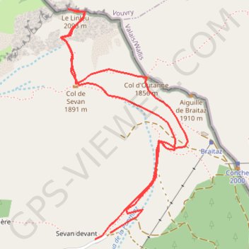 Le Linleu ou Mont Lenla GPS track, route, trail