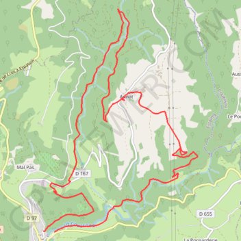 Estaing Annat GPS track, route, trail