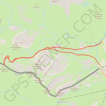 Col Portoulet GPS track, route, trail