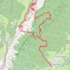 Pas de Montbrun et de Rocheplane en boucle depuis les Massards (Chartreuse) GPS track, route, trail