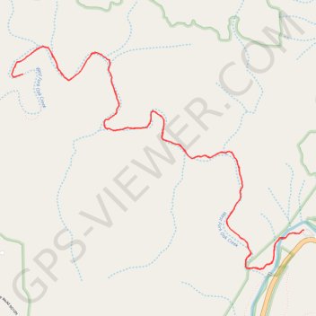 West Fork Oak Creek Canyon GPS track, route, trail