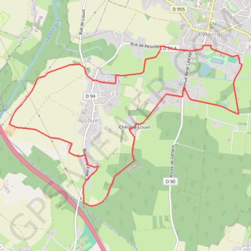 Circuit des Osiers GPS track, route, trail