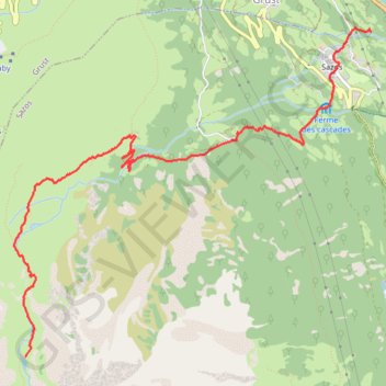 Lacs d'Ardiden J1 GPS track, route, trail