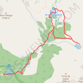 [Itinéraire] Lac de Trécolpas GPS track, route, trail