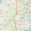 Traversée de la France - De la Belgique à Avignon GPS track, route, trail