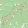 Crête de Saint Amand GPS track, route, trail