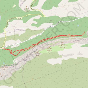 Sainte-Baume - Sentier Poucel GPS track, route, trail
