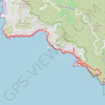 Almadrava GPS track, route, trail