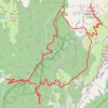 Chatreuse-Lance Sud de Malissard en boucle GPS track, route, trail