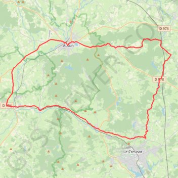 Bas de Canada par Bouvier GPS track, route, trail