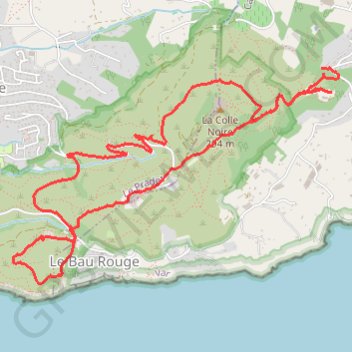 Le Pradet GPS track, route, trail