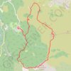 Pic des Courmettes, Puy de Tourrettes hors piste GPS track, route, trail