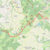 Rouillas-Haut - Lac Servière GPS track, route, trail
