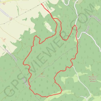 Rando course sur le Laveron GPS track, route, trail