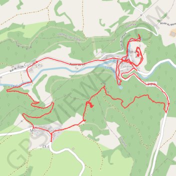 Val de Cuzance GPS track, route, trail