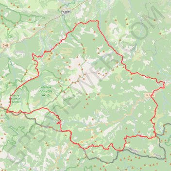 GRP Ronde du Canigou - Pyrénées-Orientales GPS track, route, trail