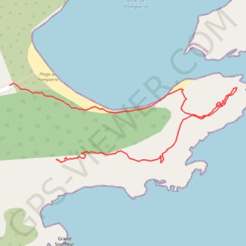 Trace des Cretes GPS track, route, trail