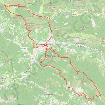 Buis les Barronies (Drôme) GPS track, route, trail