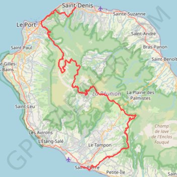 Diagonale des fous 2022 GPS track, route, trail